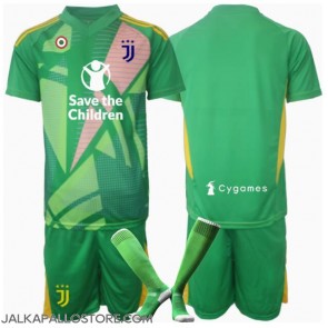 Juventus Maalivahti Vieraspaita Lapsille 2024-25 Lyhythihainen (+ shortsit)